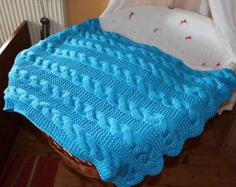 Baby Decke, gestrickt