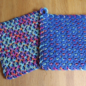 Topflappen, gehäkelt