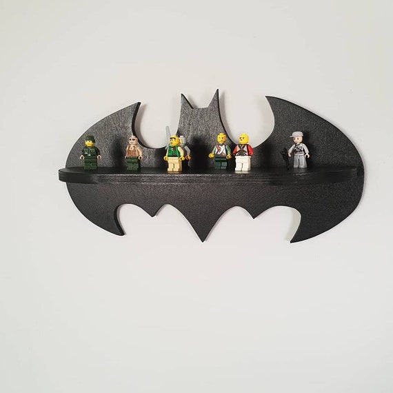 Półka Batman Batman Shelf Superhero Grafika ścienna Etsy
