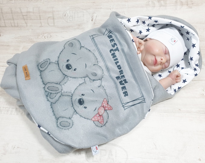 cozy swaddling blanket from Atelier MiaMia