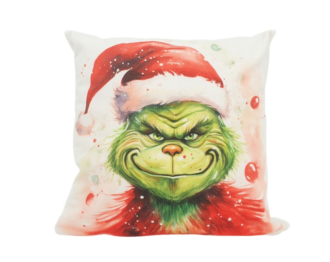 Motif cushion Grinch 1 by Atelier MiaMia