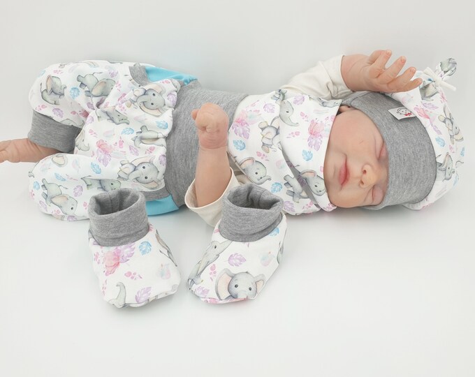 Pump pants individually or in a set Baby Child Designer Limited Elephants by Atelier MiaMia