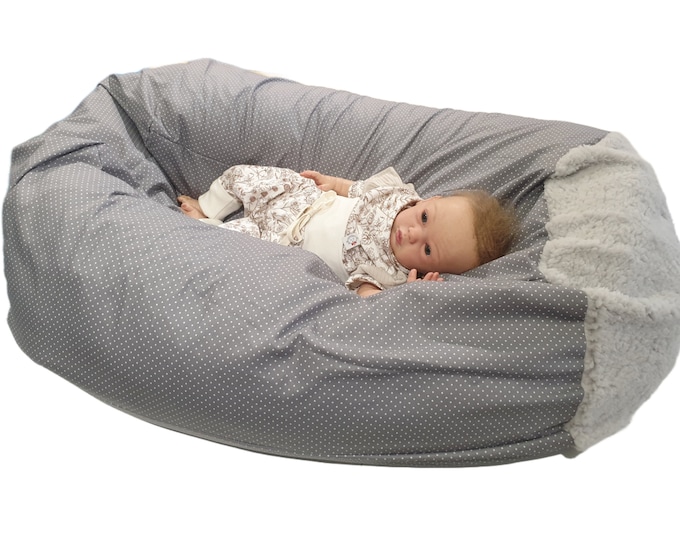 Children's bean bag, stabilizing cushion choice of fabric from Atelier MiaMia