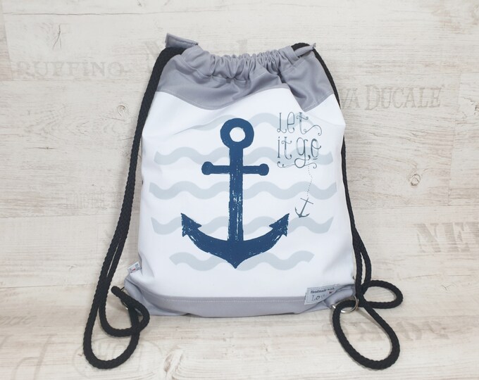Backpack, Anchor by Atelier MiaMia