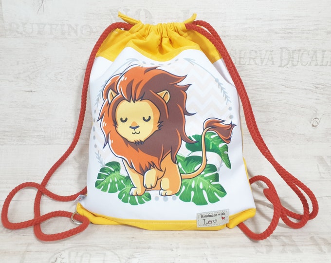 Backpack, lion by Atelier MiaMia