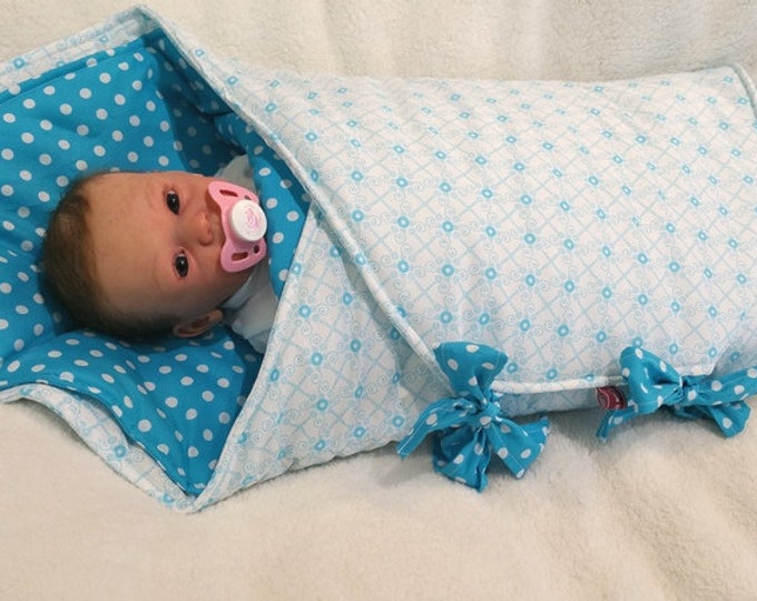 Swaddle blanket, swaddling blanket, baby's first pillow by Atelier MiaMia