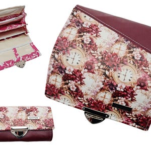 Relojes de cartera burdeos de Atelier MiaMia
