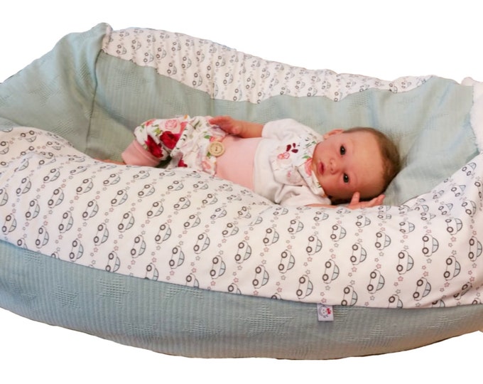 Children's bean bag, stabilizing cushion choice of fabric from Atelier MiaMia