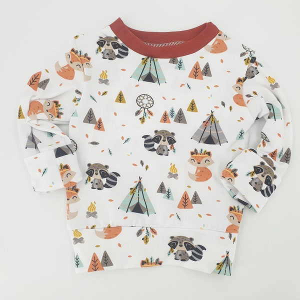 Hoodie, sweater Indian fox by Atelier MiaMia