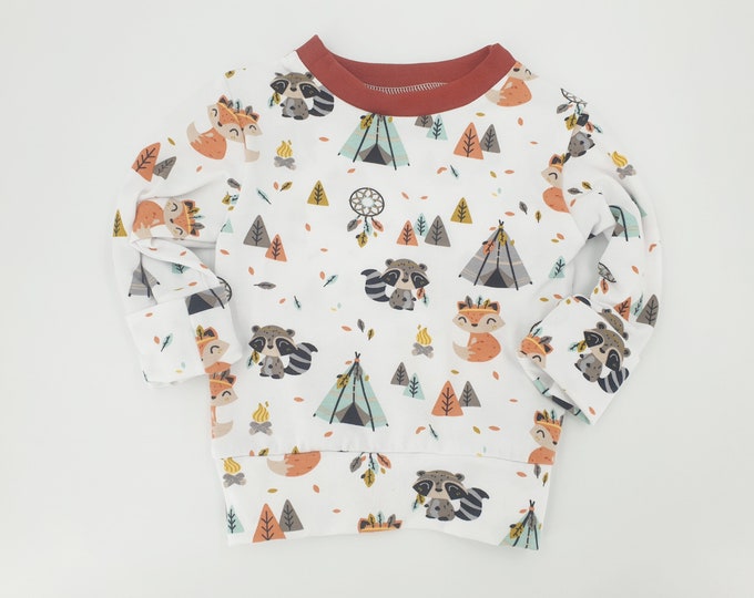 Hoodie, sweater Indian fox by Atelier MiaMia
