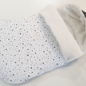 Fußsack wattiert für die Babyschale,.. Kinderwagen von Atelier MiaMia