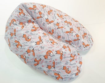 Nursing pillow cuddly pillow or just cover fox gray from Atelier MiaMia