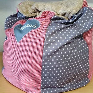 Kinder Sitzsack, Stabilisierungs Kissen Stoffwahl von Atelier MiaMia