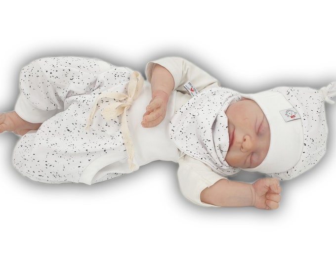 Pump pants individually or in a set Baby Child Designer Limited black and white from Atelier MiaMia