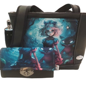 Handtasche oder Set schwarz Alice von Atelier MiaMia