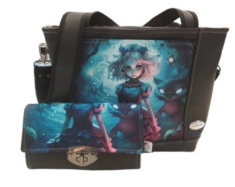 Sac à main ou ensemble Alice noir par Atelier MiaMia