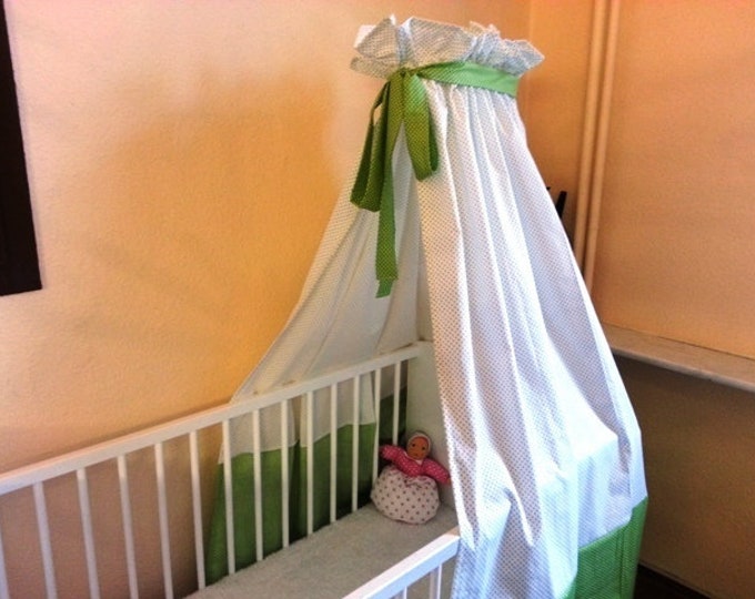 Bed canopy 2 colors with bow from Atelier MiaMia
