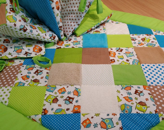 Cuddly and adventure blanket * 6 corner playpen from Atelier MiaMia