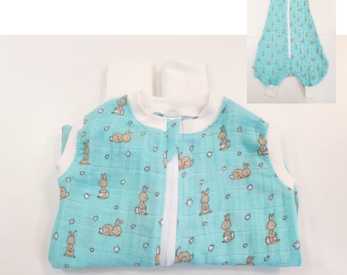 Atelier MiaMia *Mutzelpumper* Sleeping bag with feet, slumber bag, pucksack romper bag baby toddler size 50-104