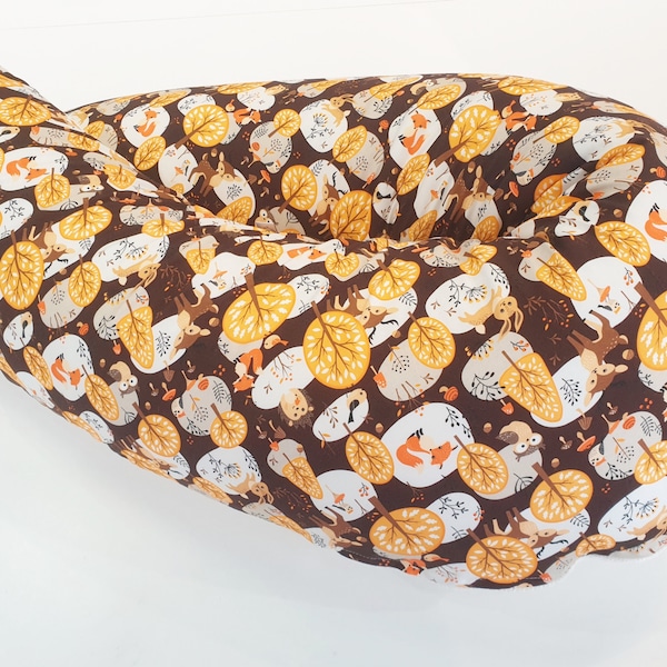 Nursing pillow, cuddly pillow or just a forest animal cover from Atelier MiaMia