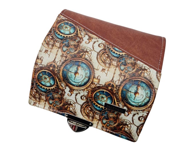 Brown wallet with watches by Atelier MiaMia
