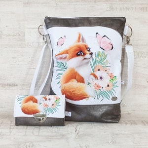 Handbag or set Miss Big - Fox by Atelier MiaMia