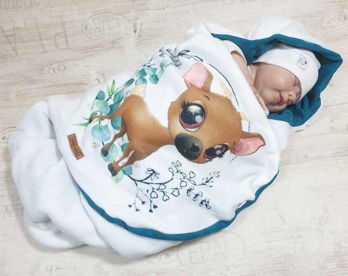 cozy swaddling blanket from Atelier MiaMia