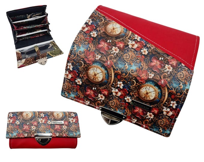 Wallet watches red by Atelier MiaMia