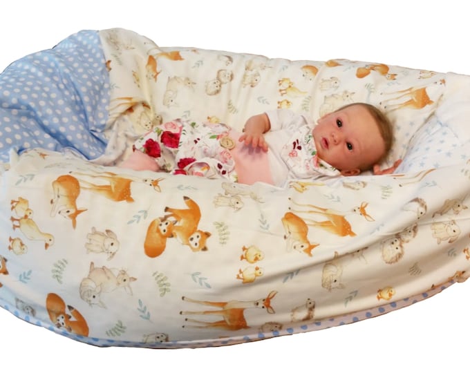 Children's bean bag, stabilizing cushion choice of fabric from Atelier MiaMia