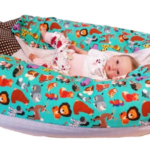 Kinder Sitzsack, Stabilisierungs Kissen Stoffwahl von Atelier MiaMia