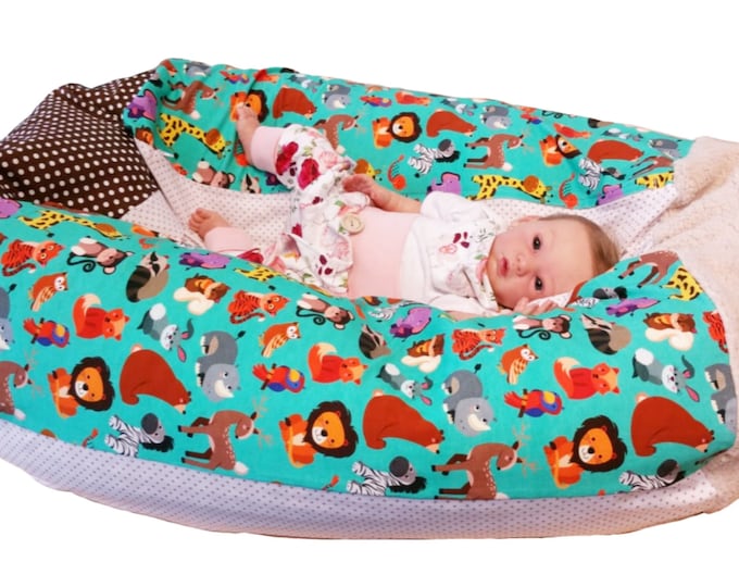 Children's bean bag, stabilizing cushion choice of fabric from Atelier MiaMia