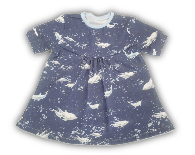 Hoodie dress short-sleeved Delphine by Atelier MiaMia