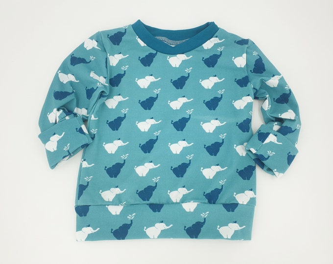 Hoodie, sweater elephant blue by Atelier MiaMia