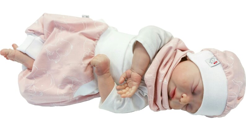Atelier Miamia Pumphose individually or in Set Baby child designer limited Elephant pink