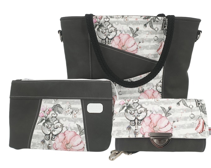 Handbag or set of keys roses by Atelier MiaMia