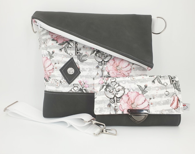 Handbag or set of keys roses by Atelier MiaMia