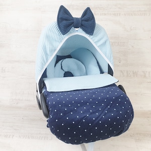 Footmuff padded for the infant car seat