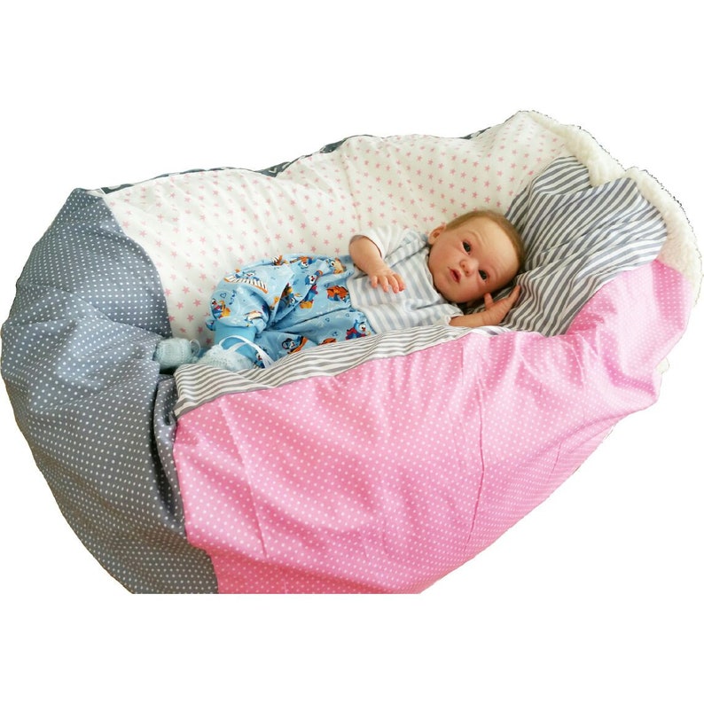 Children's bean bag, stabilizing cushion choice of fabric from Atelier MiaMia image 3