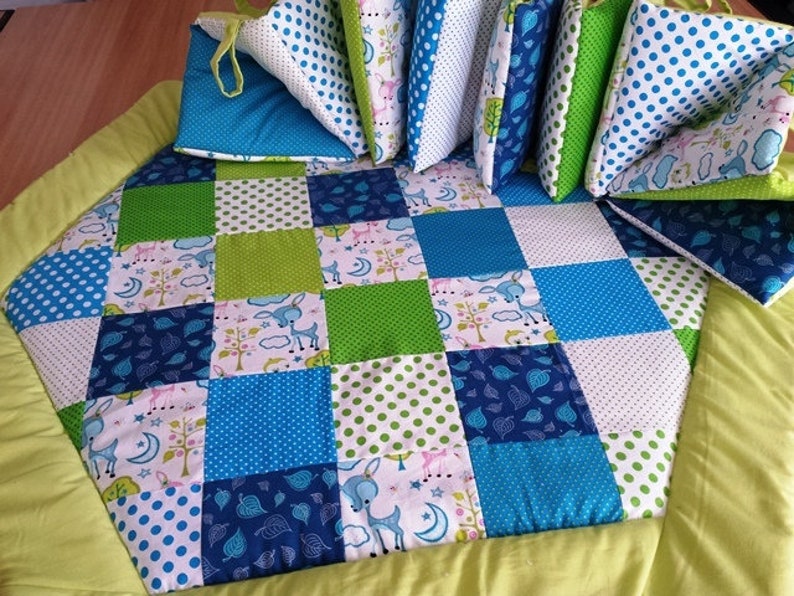 Cuddly and adventure blanket playpen from Atelier MiaMia image 1