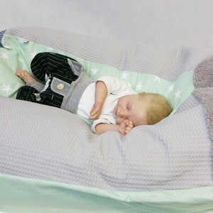 Kinder Sitzsack, Stabilisierungs Kissen Stoffwahl von Atelier MiaMia