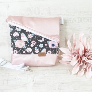Handtasche oder Set // 11 Rotkehlchen schwarz von Atelier MiaMia