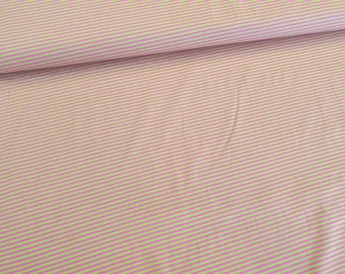 Cotton jersey green pink from Atelier MiaMia