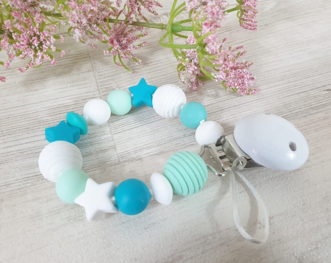 Pacifier chain from Atelier MiaMia