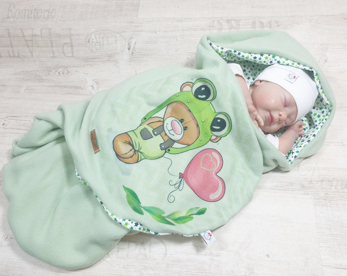 cozy swaddling blanket from Atelier MiaMia