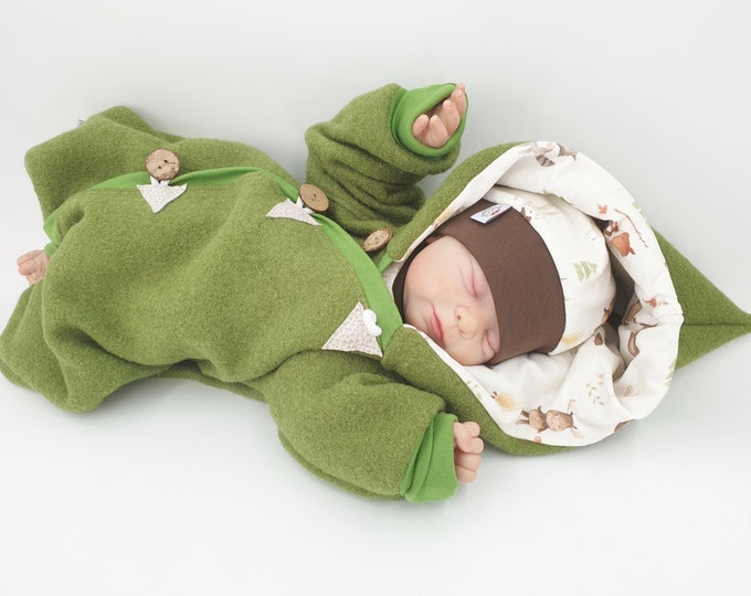 Walkoverall green from Atelier MiaMia