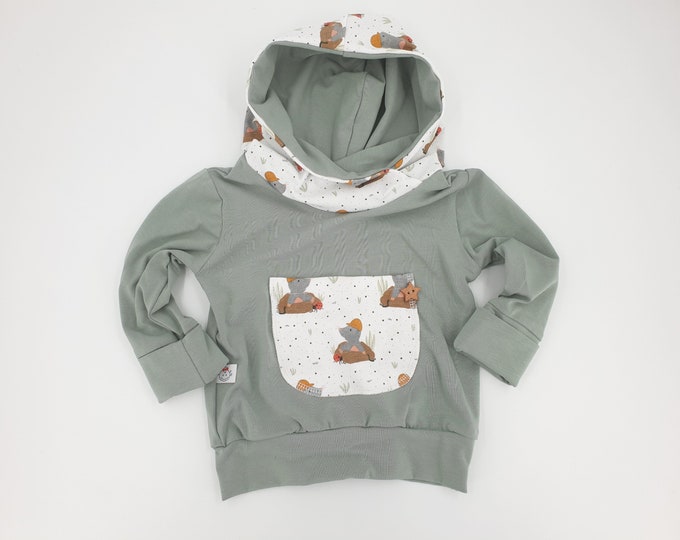 Hoodie, sweater with hood mole by Atelier MiaMia