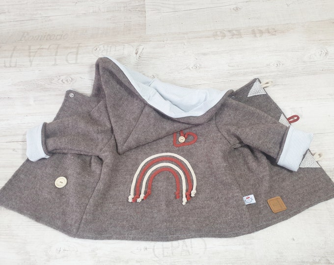 Walk jacket rainbow by Atelier MiaMia