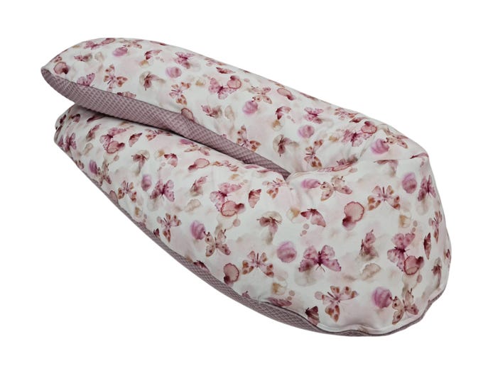 Nursing pillow + positioning pillow / Multifunctional pregnancy pillow / Handmade side sleeper pillow