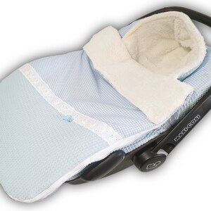 Fußsack wattiert für die Babyschale,.. Kinderwagen von Atelier MiaMia