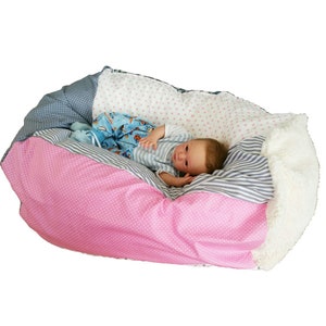 Kinder Sitzsack, Stabilisierungs Kissen Stoffwahl von Atelier MiaMia